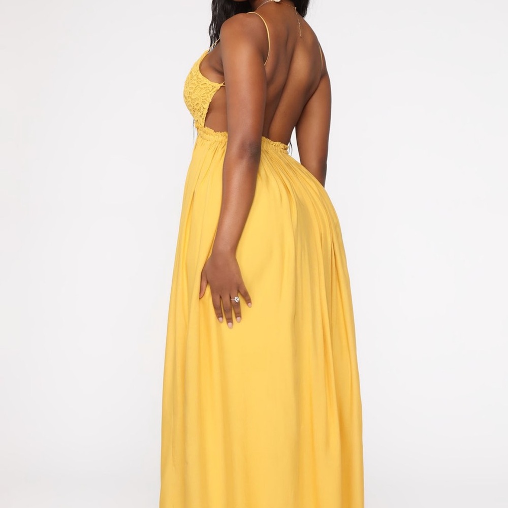 White Medium Dress backless